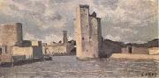 Jean Baptiste Camille  Corot La Rochelle (mk11) Germany oil painting reproduction